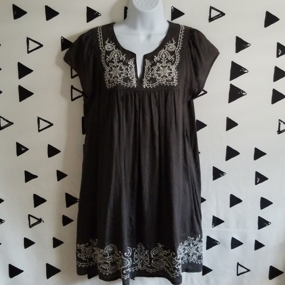 Boho smock style dress